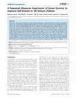 Research paper thumbnail of A Repeated Measures Experiment of Green Exercise to Improve Self-Esteem in UK School Children