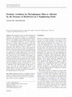 Predator Avoidance by Phytophagous Mites is Affected by the Presence of Herbivores in a Neighboring Patch Cover Page