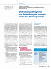 Distraktionsarthroplastik zur Behandlung der posttraumatischen Ellenbogensteife Cover Page