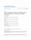 A Knowledge-Based Entrepreneurial Approach for Business Intelligence In Strategic Technologies: Bio-MEMS Cover Page