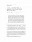 Theory–Based Predictors of Condom Use among University Students in the United States and South Africa Cover Page