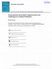 Transnational social work: opportunities and challenges of a global profession Cover Page