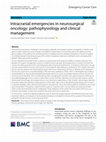 Intracranial emergencies in neurosurgical oncology: pathophysiology and clinical management Cover Page