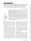 Plasma vascular endothelial growth factor, soluble VEGF receptor FLT-1, and von Willebrand factor in glaucoma Cover Page