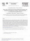 Status Quo of International Financial Reporting Standards and International Standards on Auditing: A Research on the Accounting Professionals in Konya Cover Page