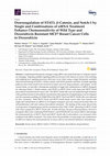 Downregulation of STAT3, β-Catenin, and Notch-1 by Single and Combinations of siRNA Treatment Enhance Chemosensitivity of Wild Type and Doxorubicin Resistant MCF7 Breast Cancer Cells to Doxorubicin Cover Page