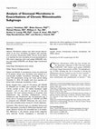 Analysis of Sinonasal Microbiota in Exacerbations of Chronic Rhinosinusitis Subgroups Cover Page