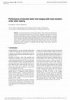 Research paper thumbnail of Performance of elevated water tank staging with base isolation under blast loading