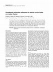 Oesophageal perforation subsequent to anterior cervical spine screw/plate fixation Cover Page