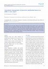 Anaesthetic management of posterior mediastinal mass in a child. A case report Cover Page