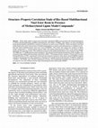 Structure-property correlation study of bio-based multifunctional vinyl ester resin in presence of methacrylated lignin model compounds Cover Page