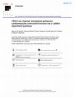 TRPA1 ion channel stimulation enhances cardiomyocyte contractile function via a CaMKII-dependent pathway Cover Page