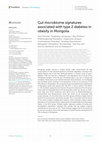 Gut microbiome signatures associated with type 2 diabetes in obesity in Mongolia Cover Page