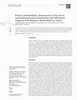 Primary Chondroblastic Osteosarcoma of Uterus: Immunohistochemical Examination and Differential Diagnosis With Malignant Mixed Mullerian Tumor Cover Page