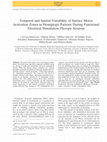 Temporal and Spatial Variability of Surface Motor Activation Zones in Hemiplegic Patients During Functional Electrical Stimulation Therapy Sessions Cover Page