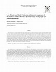 Late Triassic and Early Cretaceous sedimentary sequences of the northern Isfahan Province (Central Iran): stratigraphy and paleoenvironments Cover Page