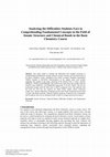 Analyzing the Difficulties Students Face in Comprehending Fundamental Concepts in the Field of Atomic Structure and Chemical Bonds in the Basic Chemistry Course Cover Page