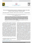 Pilot-scale bioelectrochemical system for simultaneous nitrogen and carbon removal in urban wastewater treatment plants Cover Page