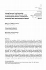 Using humor and boosting emotions: An affect-based study of managerial humor, employees’ emotions and psychological capital Cover Page