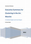 Executive summary for clustering in the Arc Manche Marine Industry: a combined English and French report Cover Page