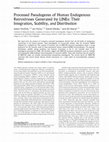 Processed Pseudogenes of Human Endogenous Retroviruses Generated by LINEs: Their Integration, Stability, and Distribution Cover Page