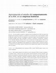 Aproximación al estudio del comportamiento de la RSC en las empresas hoteleras Cover Page