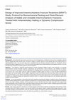 Design of Improved Intertrochanteric Fracture Treatment (DRIFT) Study: Protocol for Biomechanical Testing and Finite Element Analysis of Stable and Unstable Intertrochanteric Fractures Treated With Intramedullary Nailing or Dynamic Compression Screw Cover Page