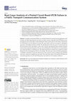 Root Cause Analysis of a Printed Circuit Board (PCB) Failure in a Public Transport Communication System Cover Page