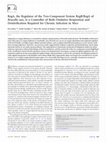 RegA, the Regulator of the Two-Component System RegB/RegA of Brucella suis, Is a Controller of Both Oxidative Respiration and Denitrification Required for Chronic Infection in Mice Cover Page