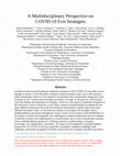 A Multidisciplinary Perspective on COVID-19 Exit Strategies Cover Page