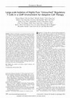 Research paper thumbnail of Large-scale Isolation of Highly Pure “Untouched” Regulatory T Cells in a GMP Environment for Adoptive Cell Therapy