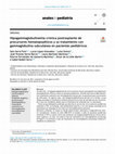 Hipogammaglobulinemia crónica postrasplante de precursores hematopoyéticos y su tratamiento con gammaglobulina subcutánea en pacientes pediátricos Cover Page