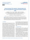 Aerosol-assisted CVD synthesis, characterisation and gas-sensing application of gold-functionalised tungsten oxide Cover Page