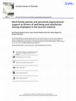 Work-family policies and perceived organisational support as drivers of well-being and satisfaction among employees in the tourism industry Cover Page