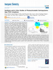 Synthesis and In Vitro Studies of Photoactivatable Semisquaraine-type Pt(II) Complexes Cover Page