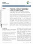 Mononuclear ruthenium compounds bearing N-donor and N-heterocyclic carbene ligands: structure and oxidative catalysis Cover Page