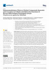 Immunomodulatory Effects of Herbal Compounds Quercetin and Curcumin on Cellular and Molecular Functions of Bovine-Milk-Isolated Neutrophils toward Streptococcus agalactiae Infection Cover Page