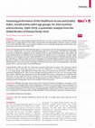 Assessing performance of the Healthcare Access and Quality Index, overall and by select age groups, for 204 countries and territories, 1990–2019: a systematic analysis from the Global Burden of Disease Study 2019 Cover Page