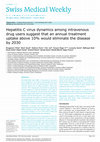 Hepatitis C virus dynamics among intravenous drug users suggest that an annual treatment uptake above 10% would eliminate the disease by 2030 Cover Page