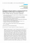 Identification of Response Options to Artisanal and Small-Scale Gold Mining (ASGM) in Ghana via the Delphi Process Cover Page