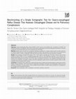 Benchmarking of a Simple Scintigraphic Test for Gastro-oesophageal Reflux Disease That Assesses Oesophageal Disease and Its Pulmonary Complications Cover Page