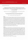 Comparison between aluminum chloride and tetryzoline hydrochloride for control of vertical gingival displacement and crevicular fluid Cover Page