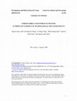 Development and Policies Research Center (DEPOCEN) Center for Analysis and Forecasting (CAF) Comments Are Welcome FOREIGN DIRECT INVESTMENT IN VIETNAM: IS THERE ANY EVIDENCE OF TECHNOLOGICAL SPILLOVER EFFECTS Cover Page