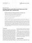 Freezing of Oocytes and Its Effect on the Displacement of the Meiotic Spindle: Short Communication Cover Page