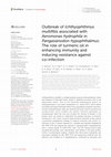 Outbreak of Ichthyophthirius multifiliis associated with Aeromonas hydrophila in Pangasianodon hypophthalmus: The role of turmeric oil in enhancing immunity and inducing resistance against co-infection Cover Page