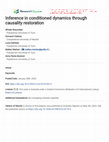 Inference in conditioned dynamics through causality restoration Cover Page