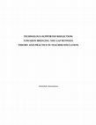 Technology-supported reflection: toward bridging the gap between theory and practice in teacher education Cover Page
