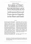 NARRATING NONHUMANS: Anthropomorhism and Trans-species Empathy in Our Planet and Gunda Cover Page