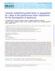 Vascular endothelial growth factor is upregulated by l-dopa in the parkinsonian brain: implications for the development of dyskinesia Cover Page