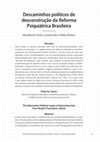 Descaminhos políticos de desconstrução da Reforma Psiquiátrica Brasileira Cover Page